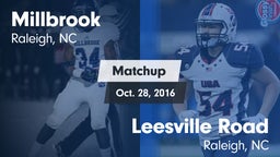 Matchup: Millbrook vs. Leesville Road  2016