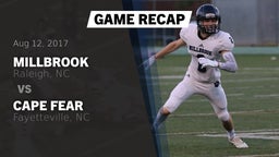 Recap: Millbrook  vs. Cape Fear  2017