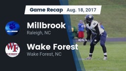 Recap: Millbrook  vs. Wake Forest  2017