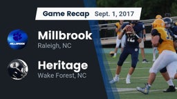 Recap: Millbrook  vs. Heritage  2017