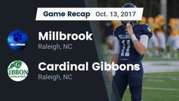 Recap: Millbrook  vs. Cardinal Gibbons  2017