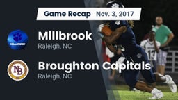 Recap: Millbrook  vs. Broughton Capitals 2017
