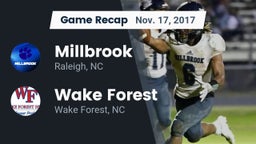 Recap: Millbrook  vs. Wake Forest  2017