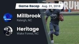 Recap: Millbrook  vs. Heritage  2018
