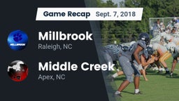 Recap: Millbrook  vs. Middle Creek  2018