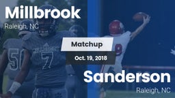Matchup: Millbrook vs. Sanderson  2018