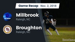 Recap: Millbrook  vs. Broughton  2018