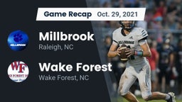 Recap: Millbrook  vs. Wake Forest  2021