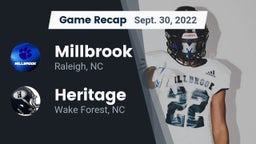 Recap: Millbrook  vs. Heritage  2022
