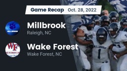 Recap: Millbrook  vs. Wake Forest  2022