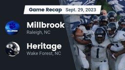Recap: Millbrook  vs. Heritage  2023