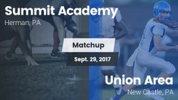 Matchup: Summit Academy vs. Union Area  2017