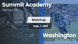 Matchup: Summit Academy vs. Washington  2018