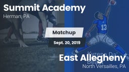 Matchup: Summit Academy vs. East Allegheny  2019