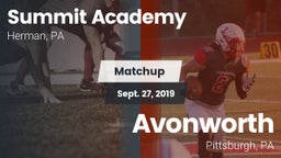 Matchup: Summit Academy vs. Avonworth  2019