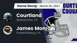 Recap: Courtland  vs. James Monroe  2021