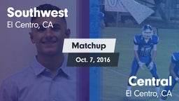Matchup: Southwest vs. Central  2016