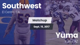 Matchup: Southwest vs. Yuma  2017