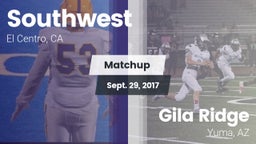 Matchup: Southwest vs. Gila Ridge  2017