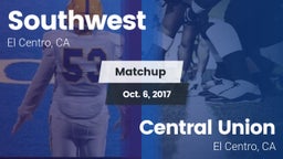 Matchup: Southwest vs. Central Union  2017