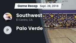 Recap: Southwest  vs. Palo Verde 2018