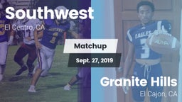 Matchup: Southwest vs. Granite Hills  2019