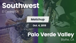 Matchup: Southwest vs. Palo Verde Valley  2019
