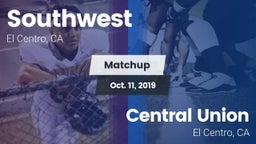 Matchup: Southwest vs. Central Union  2019