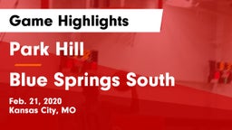 Park Hill  vs Blue Springs South  Game Highlights - Feb. 21, 2020