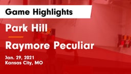 Park Hill  vs Raymore Peculiar  Game Highlights - Jan. 29, 2021