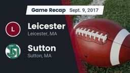 Recap: Leicester  vs. Sutton  2017