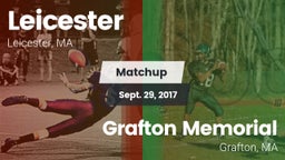 Matchup: Leicester vs. Grafton Memorial  2017