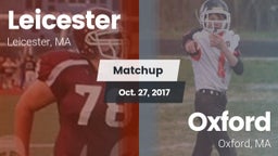 Matchup: Leicester vs. Oxford  2017