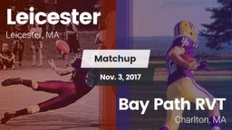 Matchup: Leicester vs. Bay Path RVT  2017