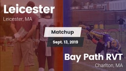 Matchup: Leicester vs. Bay Path RVT  2019