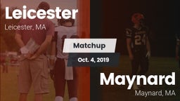 Matchup: Leicester vs. Maynard  2019
