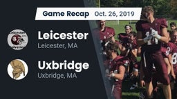 Recap: Leicester  vs. Uxbridge  2019