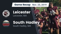 Recap: Leicester  vs. South Hadley  2019