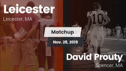 Matchup: Leicester vs. David Prouty  2019