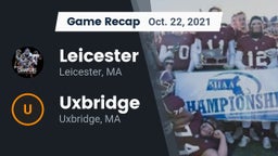 Recap: Leicester  vs. Uxbridge  2021