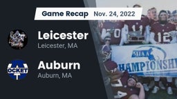 Recap: Leicester  vs. Auburn  2022