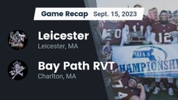 Recap: Leicester  vs. Bay Path RVT  2023