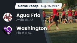 Recap: Agua Fria  vs. Washington  2017