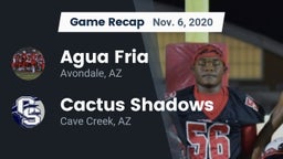 Recap: Agua Fria  vs. Cactus Shadows  2020