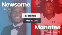 Matchup: Newsome vs. Manatee  2017