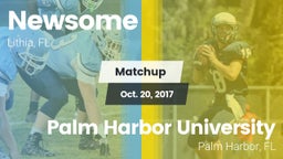 Matchup: Newsome vs. Palm Harbor University  2017