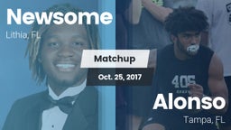 Matchup: Newsome vs. Alonso  2017
