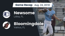 Recap: Newsome  vs. Bloomingdale  2018