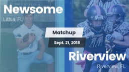 Matchup: Newsome vs. Riverview  2018