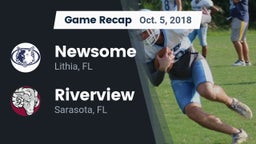 Recap: Newsome  vs. Riverview  2018